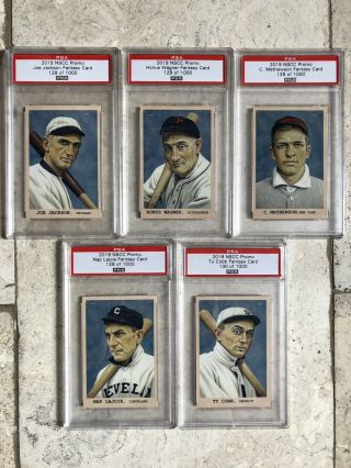 2019 National Sports Collectors Convention Psa Promo Complete Set - Wagner,  Etc.