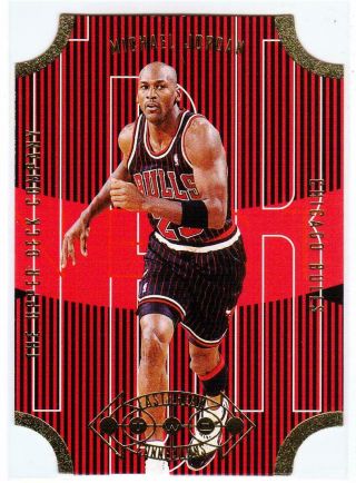 Michael Jordan 1996 - 97 Upper Deck Fast Break Connections Chicago Bulls