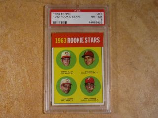 Sammy Ellis Ray Culp 1963 Topps Rookie Stars Psa 8 (nm/mint) Card 29 Low Pop
