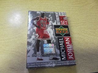 Michael Jordan 1999 Upper Deck Retirement 3 1/2 " X 5 " Factory Set