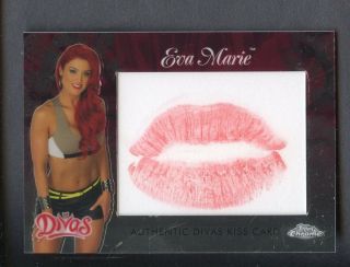 2014 Topps Wwe Wrestling Divas Eva Marie Rc Rookie Kiss Card