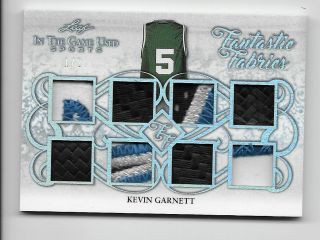 2019 Leaf In The Game Sports Fantastic Fabrics Kevin Garnett 8x Patch Shoe 1/2