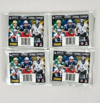 2017 Panini Nfl Football Collectible Stickers 30 Packs (7 Ct)