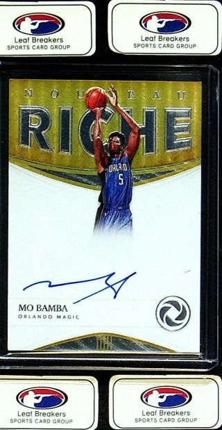 2018 - 19 Opulence Basketball Mo Bamba Rookie Auto 15/99 Rc [kh]