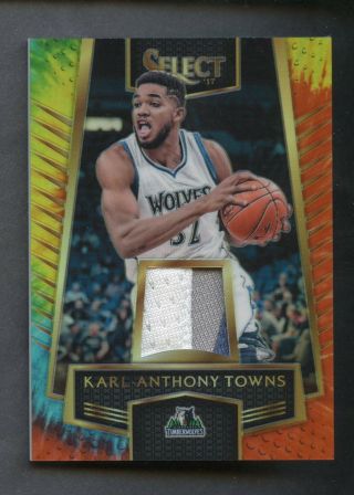 2016 - 17 Select Tie - Dye Prizm Karl - Anthony Towns 3 - Color Patch 25/25