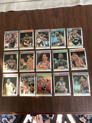 1987 - 88 Fleer Basketball Complete Set 1 - 132 (NO Stickers) Pack Fresh Jordan 3