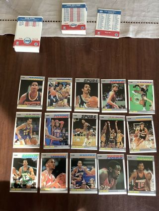 1987 - 88 Fleer Basketball Complete Set 1 - 132 (NO Stickers) Pack Fresh Jordan 6