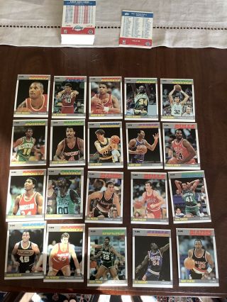 1987 - 88 Fleer Basketball Complete Set 1 - 132 (NO Stickers) Pack Fresh Jordan 8