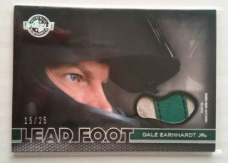 2011 Wheels Main Event Dale Earnhardt Jr Leadfoot Driver Worn Shoe 15/25