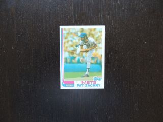 1982 Topps Blackless Pat Zachry York Mets Baseball Card Error Test Proof