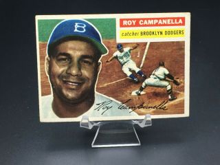1956 Topps Baseball Roy Campanella Hof Gray Back Vg/vg - Ex 101 Brooklyn Dodgers