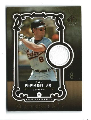 2007 Sp Legendary Cuts Masterful Materials Cal Ripken Jr.  Jersey Orioles