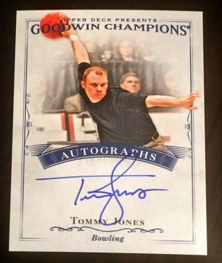2016 Ud Goodwin Champions Tommy Jones Auto Autograph Sp