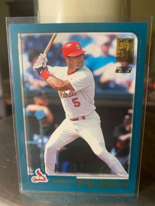 2001 Topps Traded T247 Albert Pujols Cardinals Rc Rookie (centered)