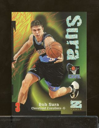 1997 - 98 Skybox Z - Force Rave 103 Bob Sura 50/399 Cleveland Cavaliers (jn29)