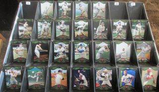 2009 Topps Legends Of The Game Complete (25) Card Set Ripken Ryan Ruth Clemente