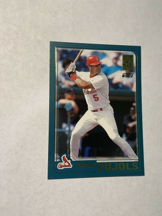 2001 Topps Traded Albert Pujols Rookie Rc T247 Cardinals Angels