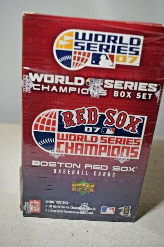 2007 Upper Deck Red Sox World Series Champions Box Set Baseball Cards