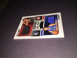 Luca doncic Trae Young Panini Rookie Jerseys Dual Ticket 3