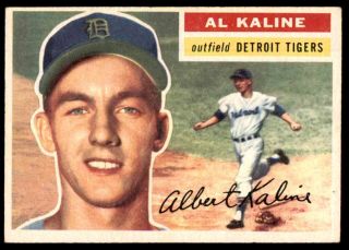 1956 Topps 20 Al Kaline Tigers Ex - Mt To Ex - Mt,