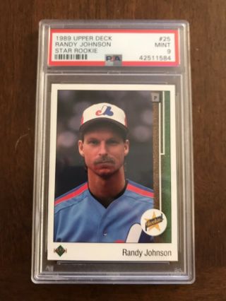 1989 Upper Deck Randy Johnson Star Rookie Psa 9