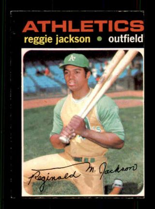1971 O - Pee - Chee 20 Reggie Jackson A 