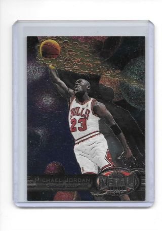 1997 - 98 Skybox Metal Universe Michael Jordan 23 Chicago Bulls