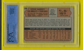 1972 Topps Steve Garvey RC Los Angeles Dodgers 686  2