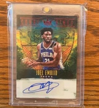 2018 - 19 Court Kings Joel Embiid Auto Court Kings Red 20/25
