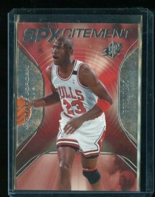 2006 - 07 Spx Spxcitement Michael Jordan Insert Card /2999 Chicago Bulls