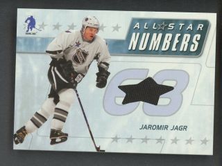2003 In The Game Itg All Star Numbers Jaromir Jagr Jersey