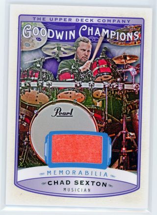 2019 Goodwin Champions [ Chad Sexton ] Shirt Memorabilia Jersey Relics 311 Band