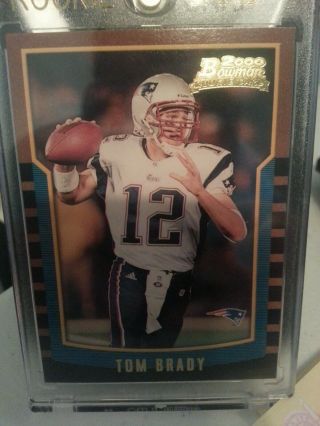 2000 Bowman Rookie Tom Brady England Patriots 236 Football Card