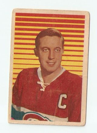 1963 - 64 Parkhurst Hockey 30 Jean Beliveau Montreal