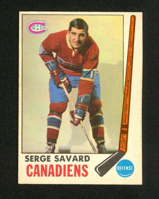 1969 - 70 O - Pee - Chee Opc Serge Savard 4 - Rc - Montreal Canadiens - Ex - Mt,