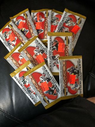 2001 Pacific Invincible Football Card Packs