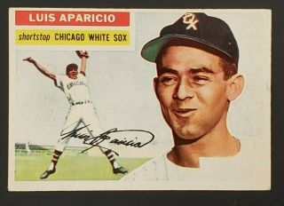 1956 Topps Baseball Card Luis Aparicio 292 Ex - Exmt Range Rc Bv $150