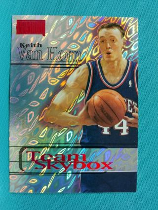 1997 - 98 Skybox Premium Keith Van Horn 2/50 Star Ruby Rubies Rookie Team Ts Rc B4