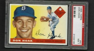 1955 Topps Don Hoak 40 Psa 7 Nm Near Card Pittsburgh Pirates