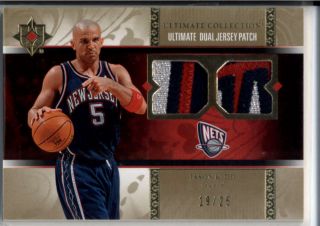 Jason Kidd Jersey Patch Ultimate Dual /25 Nets 2006 - 07 Ud Upper Deck Nets Suns