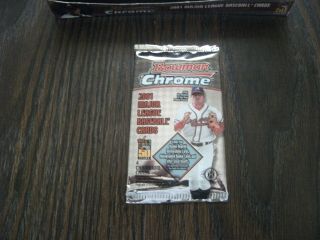 2001 Bowman Chrome Baseball Hobby Pack/ Albert Pujols/ Ichiro Suzuki Rc?
