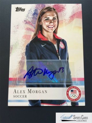 2012 Topps Usa Olympics Autograph 90 Alex Morgan Uswnt Auto (b),  Sewall