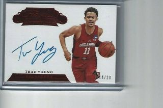 2018 Flawless Trae Young Auto Rookie Insert 14/20