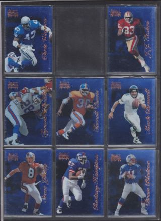 1996 Select Certified Nfl Certified Blue Parallel 43 Steve Young 49ers Sp 1/200