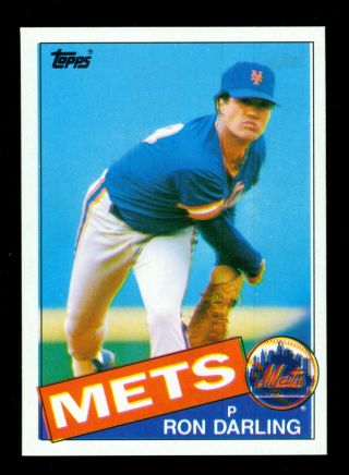 1985 Topps Mini 415 Ron Darling White Proof 10 Made Very Rare