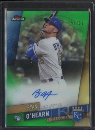 2019 Topps Finest Green Refractor Autograph Ryan O 