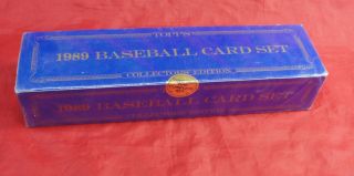 1989 Topps Tiffany Baseball Card Complete Set Factory Collector 