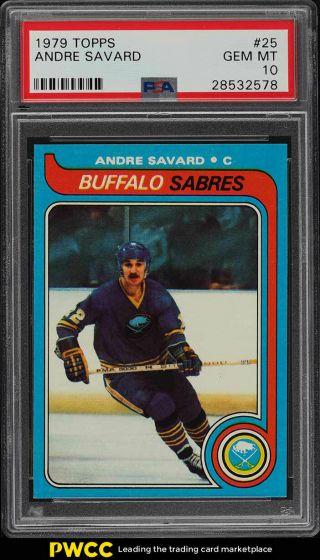 1979 Topps Hockey Andre Savard 25 Psa 10 Gem (pwcc)