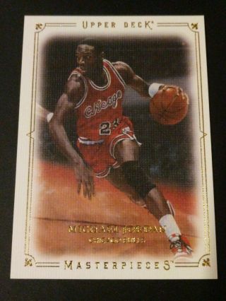 2009 - 2010 Michael Jordan Upper Deck Masterpieces Ma - Mj Insert Chicago Bulls