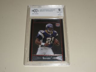 2007 Bowman Chrome 65 Adrian Peterson Rookie Rc Bccg 9 Near Or Better